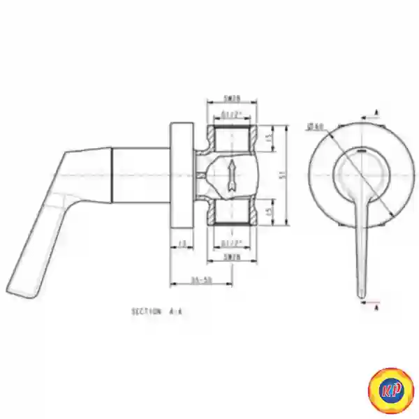Sen Tắm Âm Tường American Standard WF-T605  Winston Lạnh