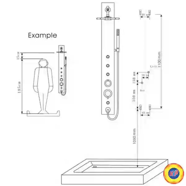 Vòi Sen Thuyền CAESAR SP137 Nóng Lạnh