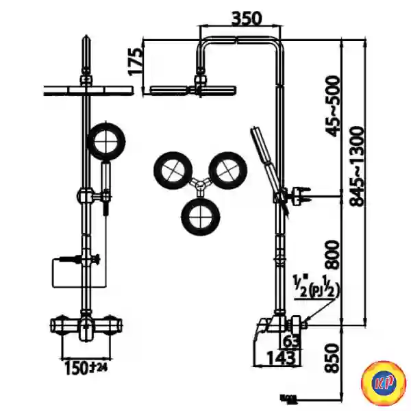 Sen Cây COTTO CT2071W Soprano Nóng Lạnh