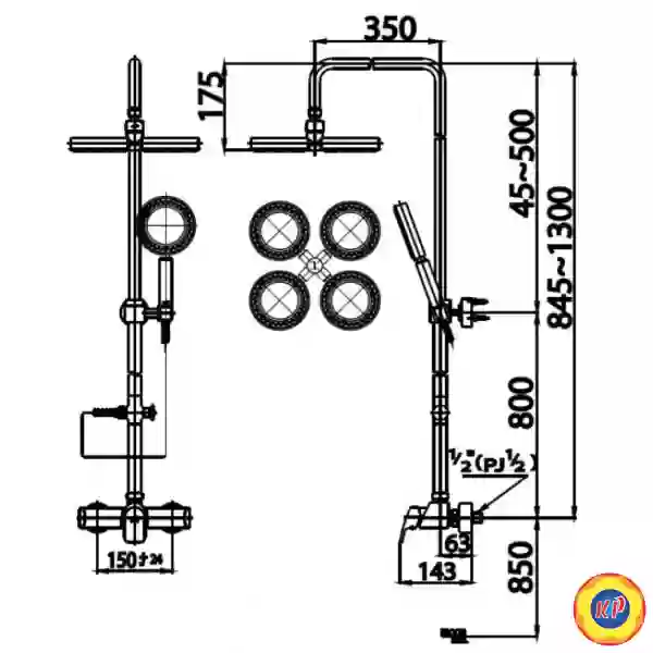 Sen Cây COTTO CT2072W Soprano Nóng Lạnh