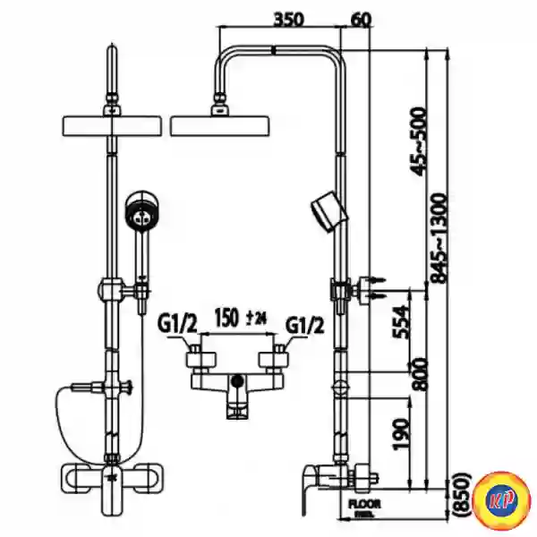 Sen Cây COTTO CT2149WS Scirocco Nóng Lạnh