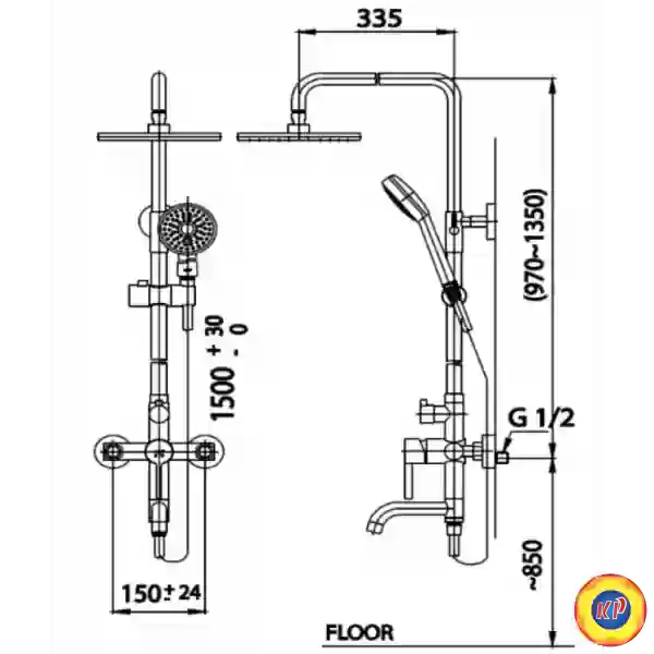 Sen Cây COTTO CT527W Anthony Nóng Lạnh