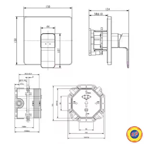 Sen Tắm Âm Tường American Standard WF-1322 Acacia