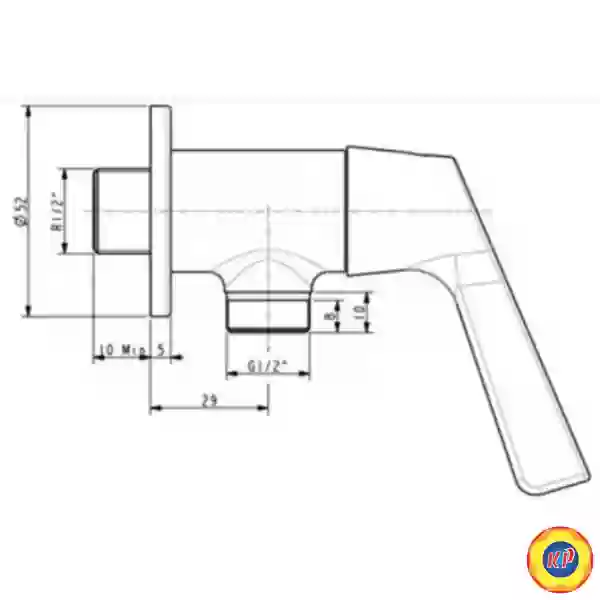 Vòi Sen American Standard WF-T604 Winston Lạnh