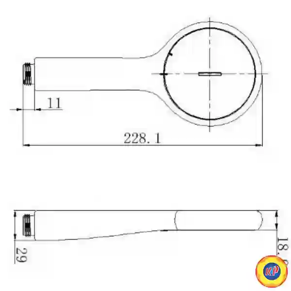 Tay Sen Xám American Standard FFASS505-GR Genie