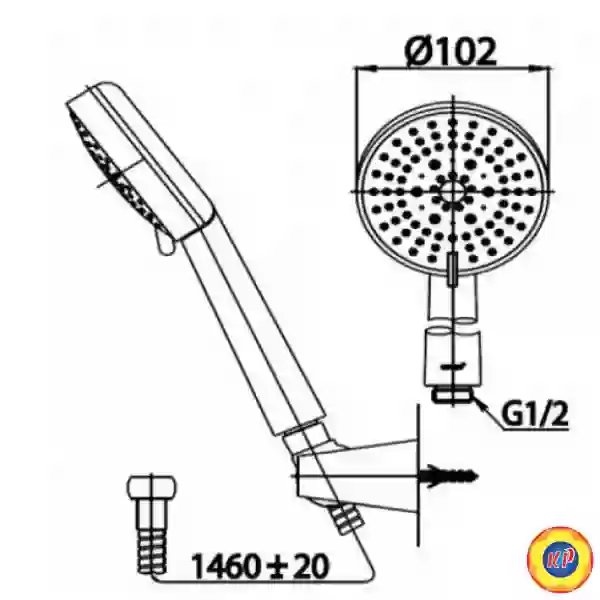 Tay Sen 5 Chức Năng COTTO Z84(HM)
