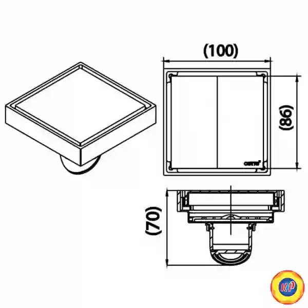Thoát Sàn COTTO CT6405Z2P(HM)