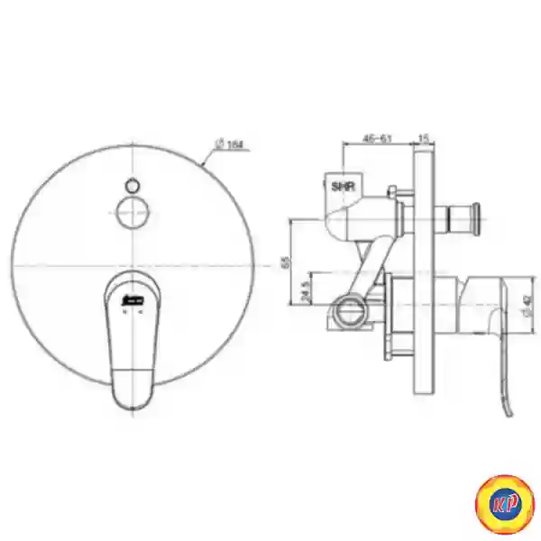 Sen Tắm Âm Tường American Standard WF-0721 Neo Modern