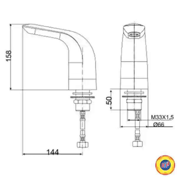 Vòi Lavabo American Standard WF-8831 Selectronic Cảm Ứng PIN