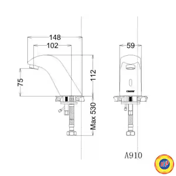 Vòi Cảm Ứng Lavabo CAESAR A910