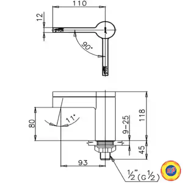 Vòi Lavabo COTTO CT1052 Single Faucet Lạnh