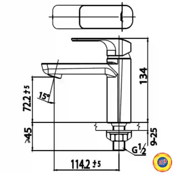 Vòi Lavabo COTTO CT1142A Scirocco Lạnh