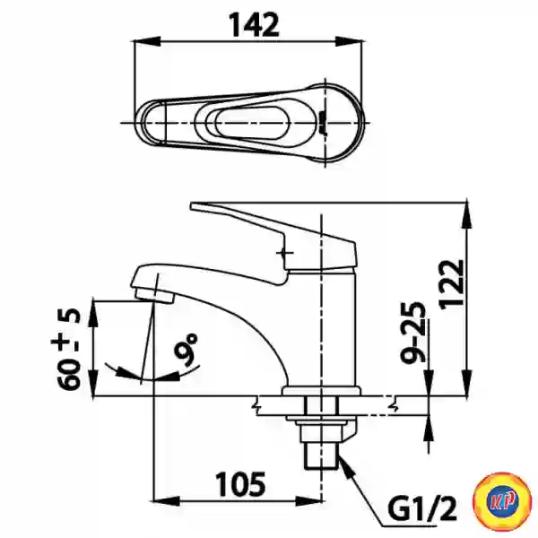 Vòi Lavabo COTTO CT1163A(HM) Arona V II Lạnh