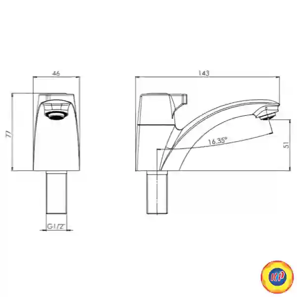 Vòi Lavabo Viglacera VG107 Lạnh