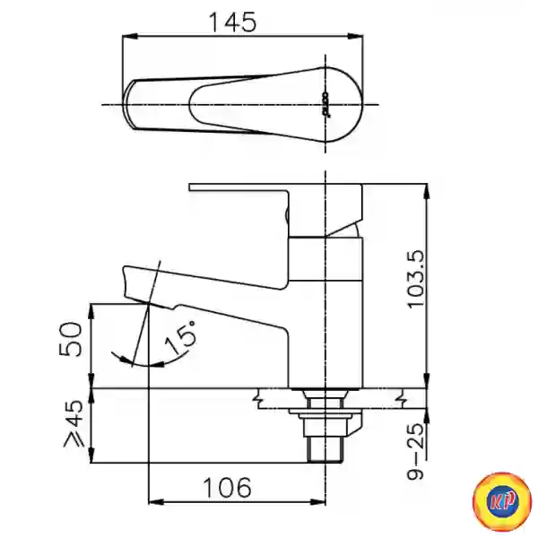 Vòi Lavabo COTTO CT1164AE(HM) NEXT I Lạnh