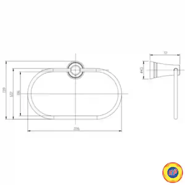 Vòng Treo Khăn American Standard WF-6590 Seva