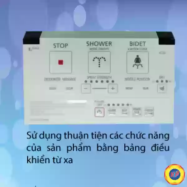Nắp Điện Tử INAX CW-KA22AVN (CWKA22AVN) Bảng Điều Khiển Từ Xa