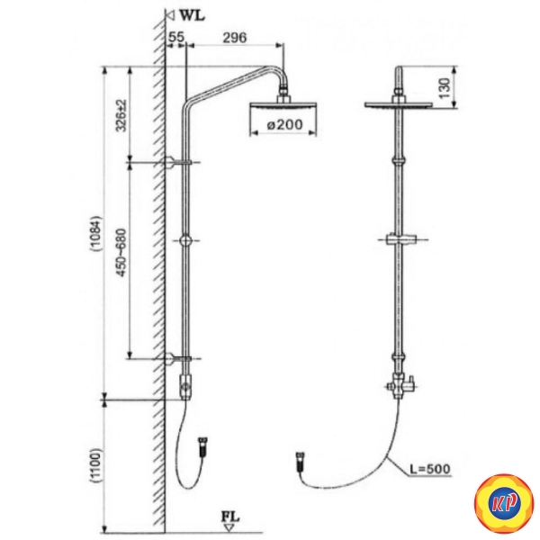 Sen Cây Inax BFV-17-8C/BFV-CL1 Lạnh