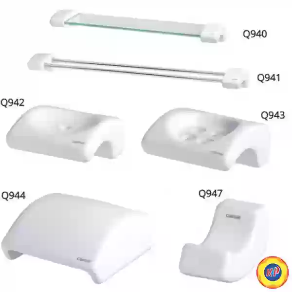 Bộ Phụ Kiện 6 Món Sứ Caesar Q940A6 Phòng Tắm