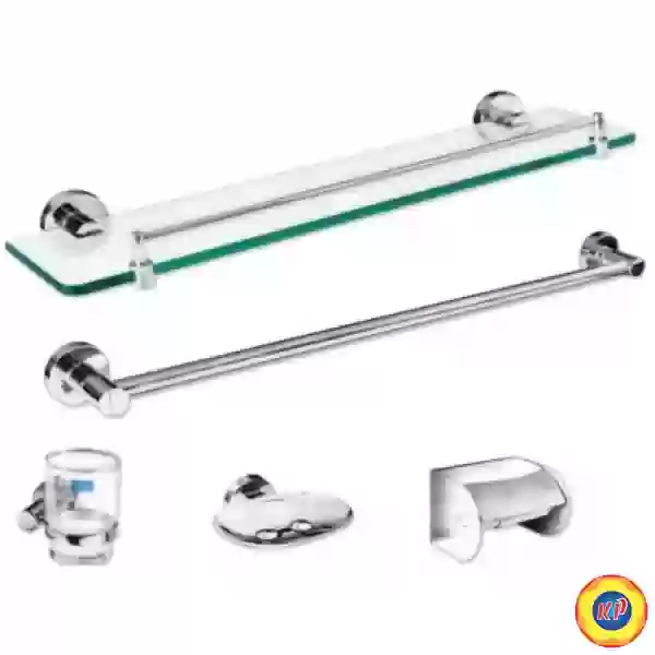 Bộ Phụ Kiện Phòng Tắm Viglacera VG92 (VGPK02) 5 Món Inox