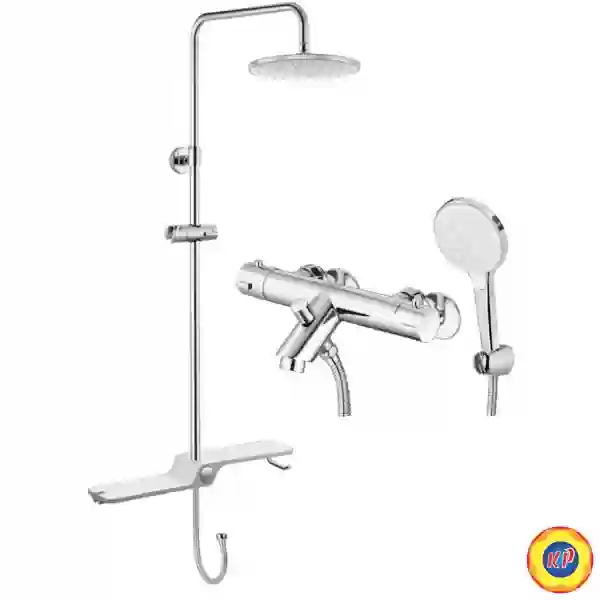 Bộ Vòi Sen Cây Caesar TS617/BS126 Nhiệt Độ
