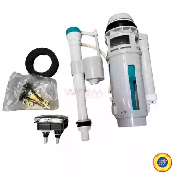Bộ Xả Bồn Cầu INAX DTF-514V (C-514VAN, AC-514) 2 Khối Xả Nhấn