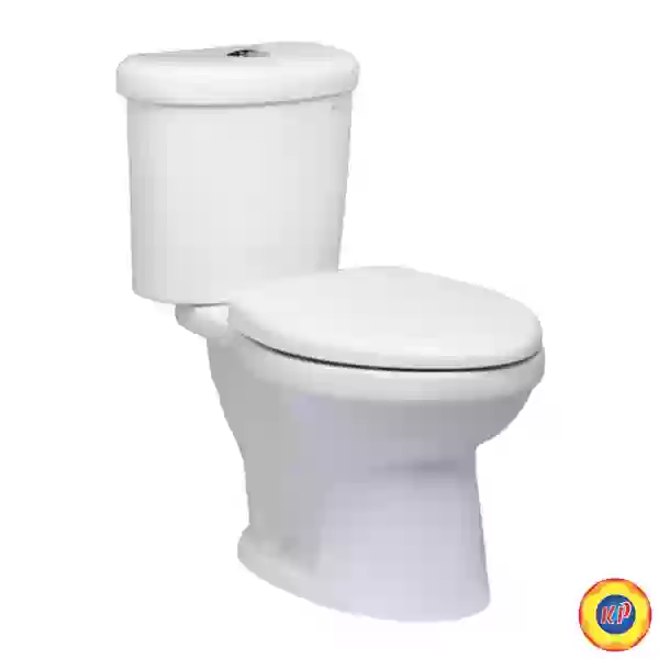 Bồn Cầu CAESAR CD1338 Thùng T1238 2 Nhấn Nắp Thường