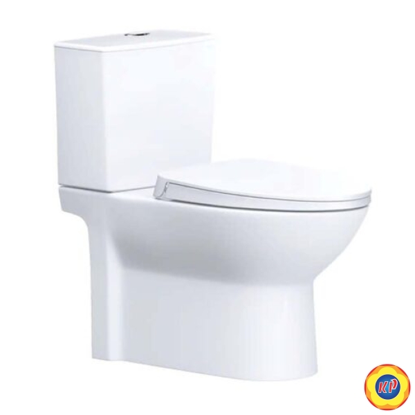 Bồn Cầu CAESAR CD1340 Thùng T1140 Nắp Êm