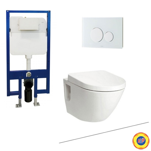 Bồn Cầu TOTO CW762/TC384CVK/WH172A/MB174P#SS Treo Tường