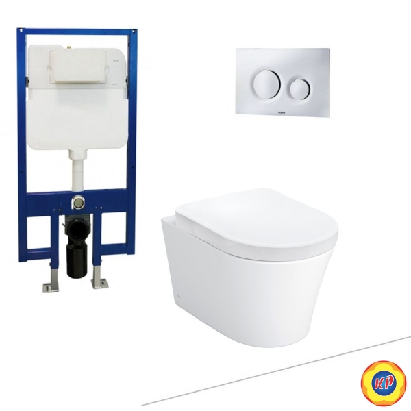 Bồn Cầu CW553/WH172A/TC384CVK/MB174P#WH Treo Tường