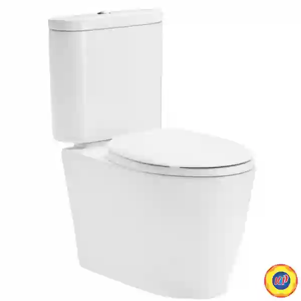 Bồn Cầu COTTO C16817 Hai Khối 3x3 E1 Nắp Êm
