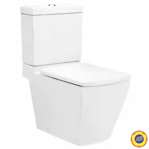 Bồn Cầu COTTO C17087 2 Khối Tetragon Xả Nhấn