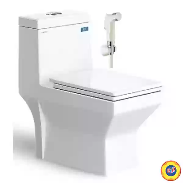 Bồn Cầu Một Khối Viglacera V42 Nắp Êm + Vòi Xịt VG826