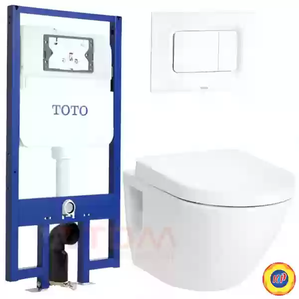Bồn Cầu TOTO CW762/TC384CVK#W/MB170P/WH171A Treo Tường