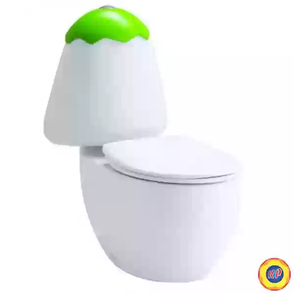 Bồn Cầu COTTO C15037 KW Googai Hai Khối Trẻ Em Nắp Thường