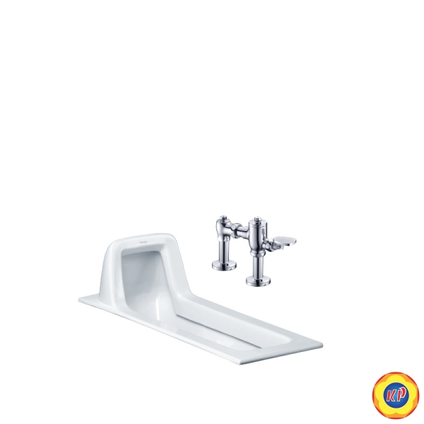 Bồn Cầu Xổm CAESAR C1230B (C1230) BF525A Kèm Bộ Xả