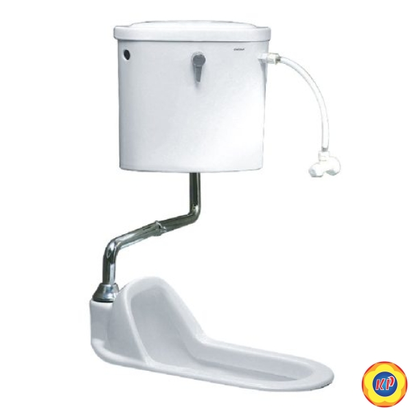 Bồn Cầu Xổm CAESAR CT1250 Thùng T1113 Treo Tường