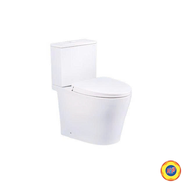 Bồn Cầu CAESAR CD1341 Thùng T1241B Nắp Êm 