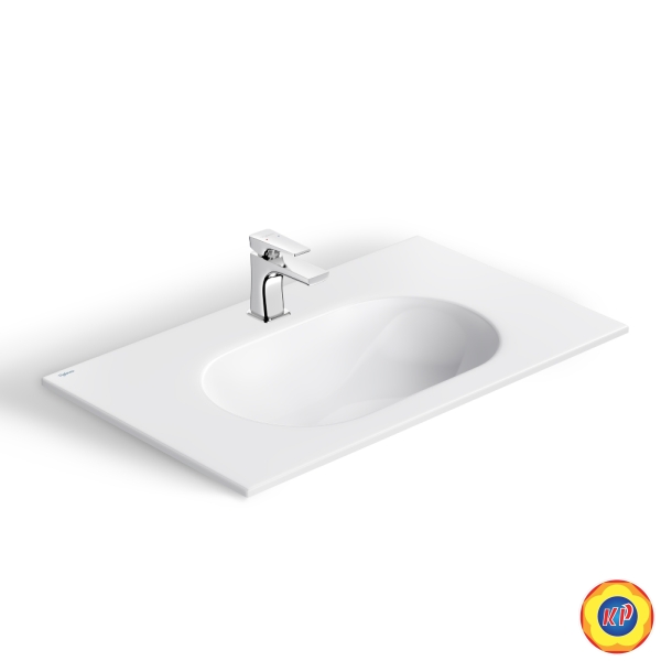 Chậu Rửa Mặt Lavabo Viglacera CB69 Dương Vành