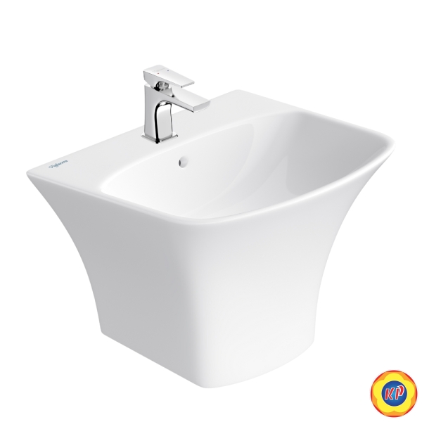 Chậu rửa lavabo treo tường Viglacera V64 liền khối
