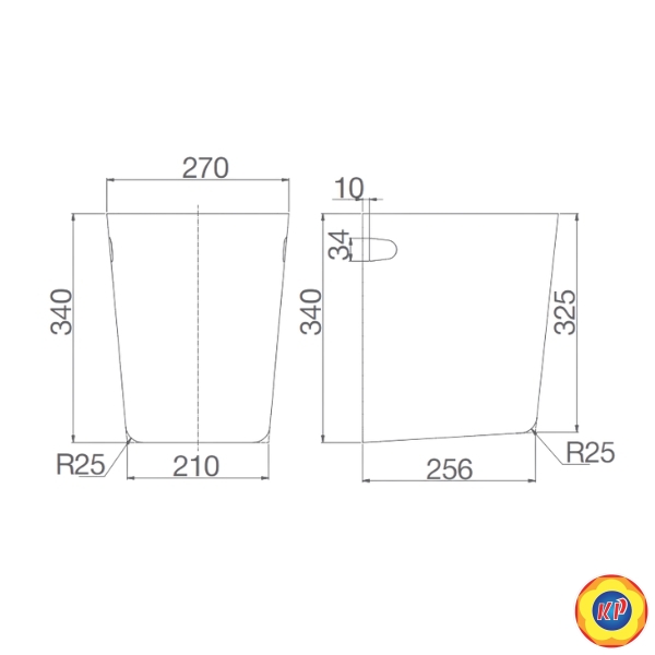 Chân Ngắn Lavabo Viglacera V58 Treo Tường