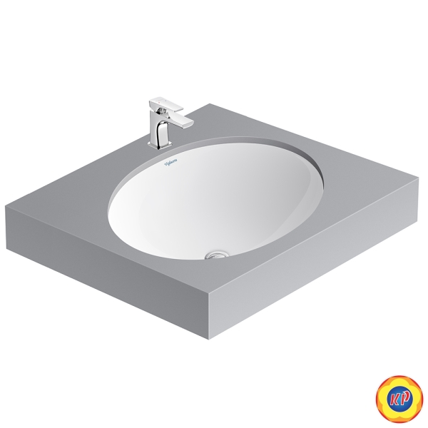 Chậu Lavabo Âm Bàn Viglacera CA2 