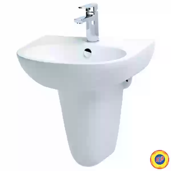 Chậu Lavabo Caesar Chân Ngắn L2152/P2443
