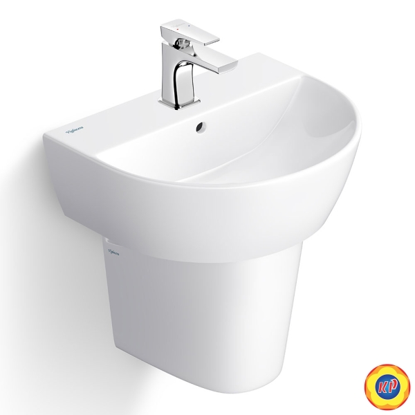 Chậu Rửa Lavabo Viglacera V37 Chân Treo