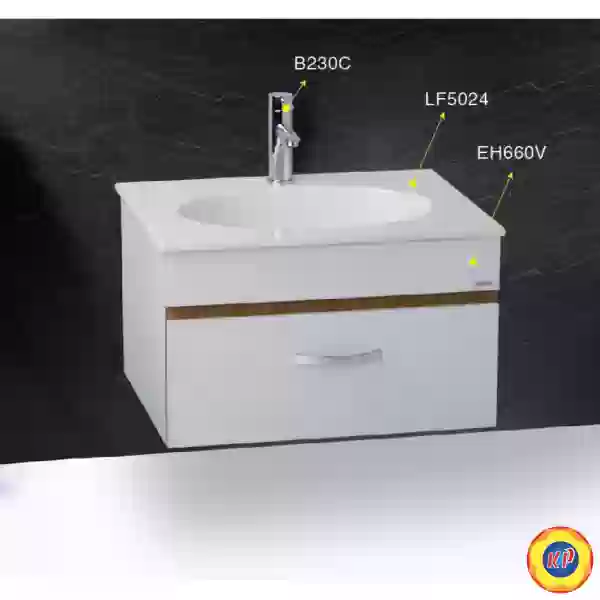 Chậu Rửa Lavabo CAESAR LF5024 Treo Tường - Đặt Bàn 600x500 mm