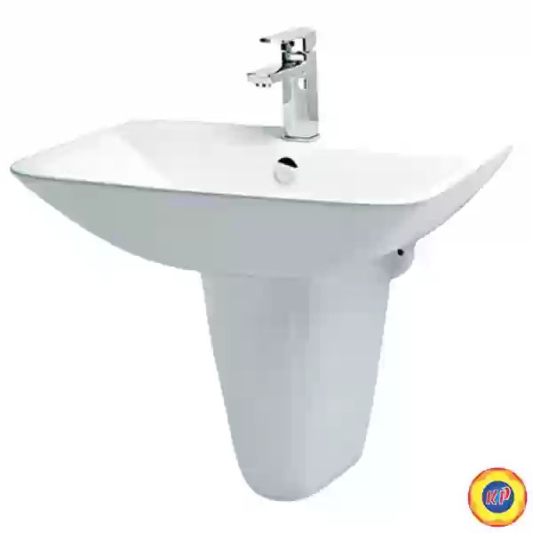Chậu Rửa Lavabo Caesar Kèm Chân Treo L2365/P2443