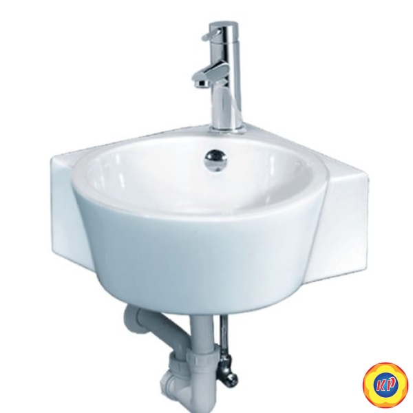 Chậu Rửa Lavabo Treo Góc CAESAR LF5238