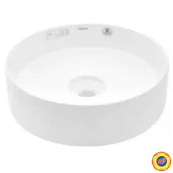 Chậu Rửa Lavabo Viglacera CM02 Đặt Bàn Tròn