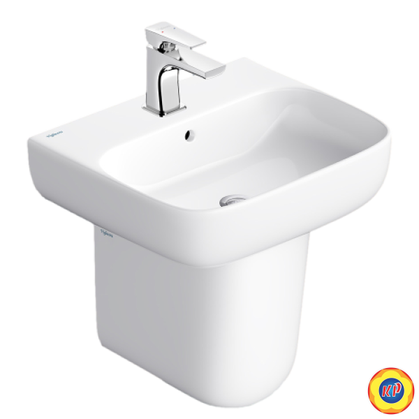 Chậu Rửa Lavabo Viglacera V23 Mekong Chân Ngắn