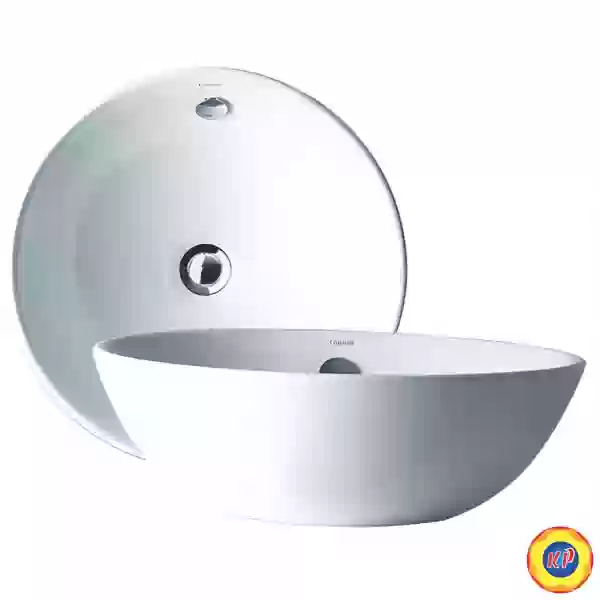 Chậu Rửa Mặt Lavabo CAESAR L5215 Đặt Bàn Tròn